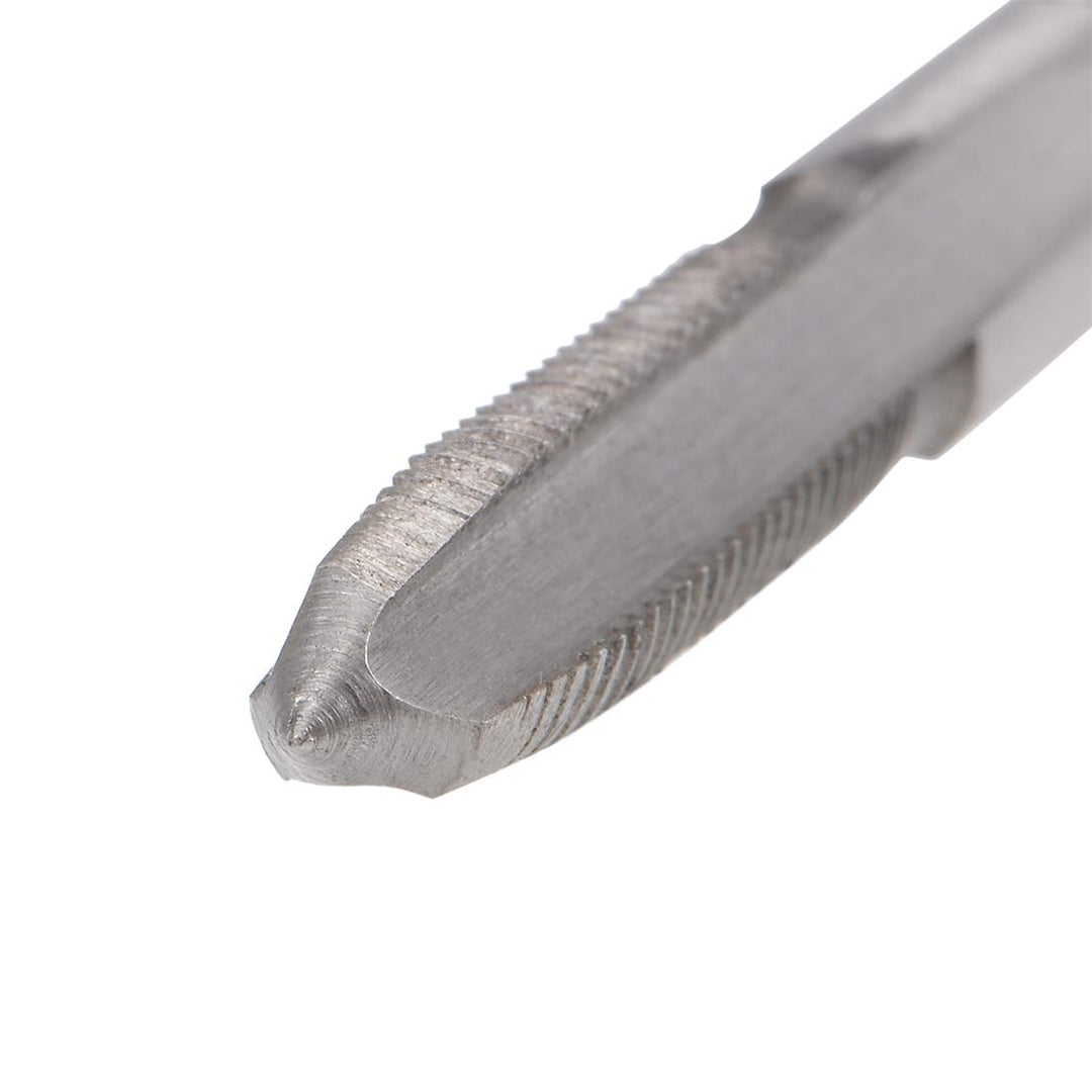 Metric Hand Tap M6 Thread 0.75 Pitch 3 Straight Flutes H2 Alloy Tool Steel Bottom & Taper Screw Tap Set Tapping Tools for Repairing 2 Pairs