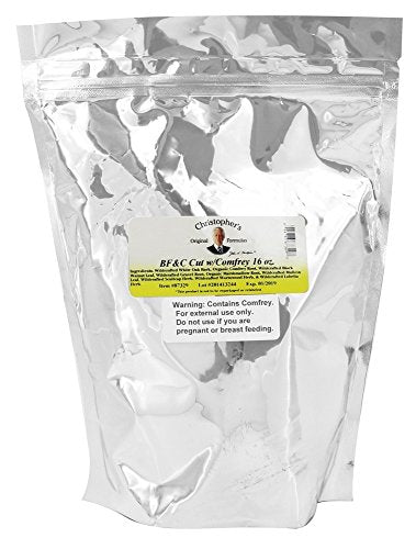 Christopher's Original Formulas BF&C Cut with Comfrey, 16 oz - Herbal Support for Bones, Flesh & Cartilage