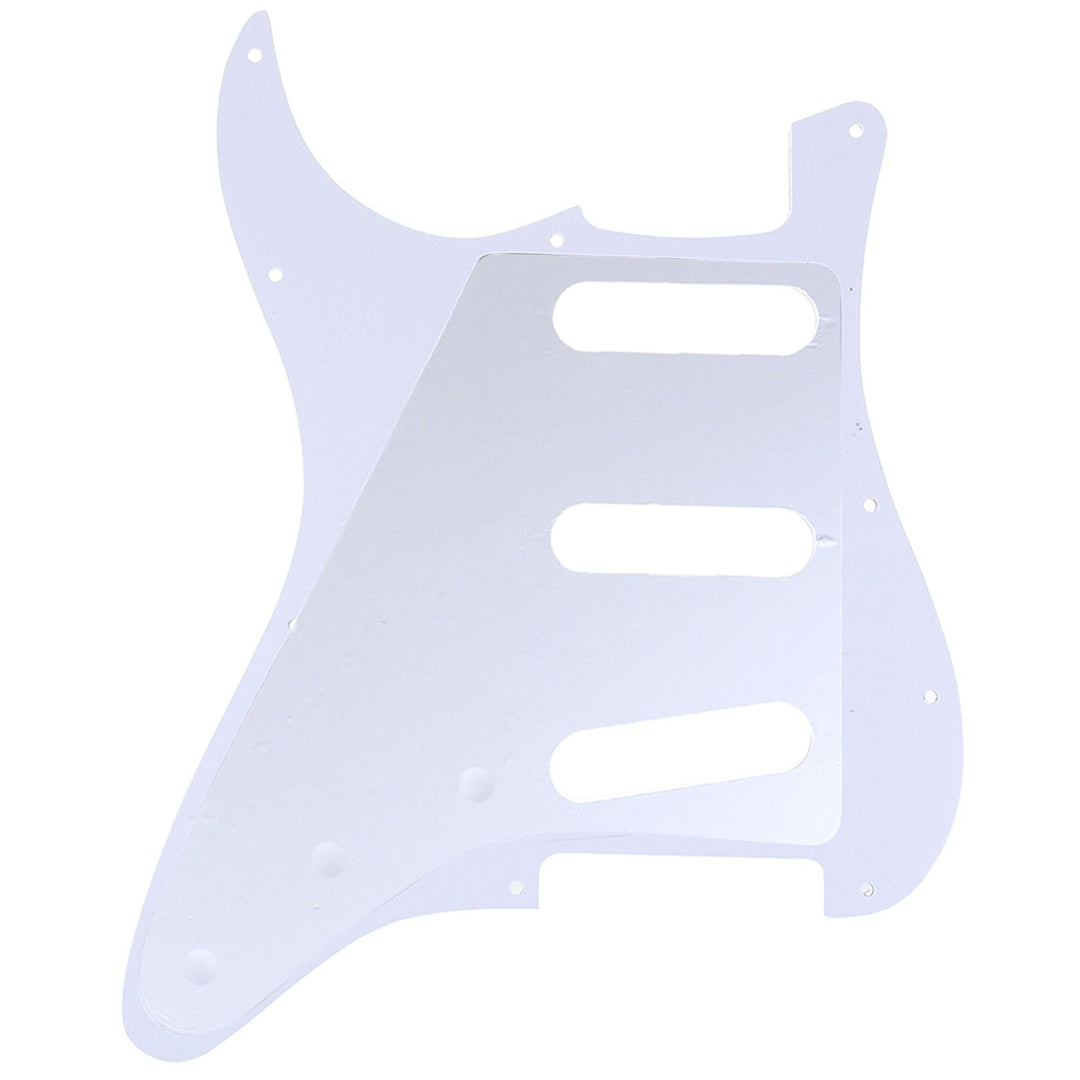 Pro 11-Hole 60s 64 Vintage Style Strat SSS Pickguard for American Stratocaster Guitar, 4Ply Vintage Tortoise