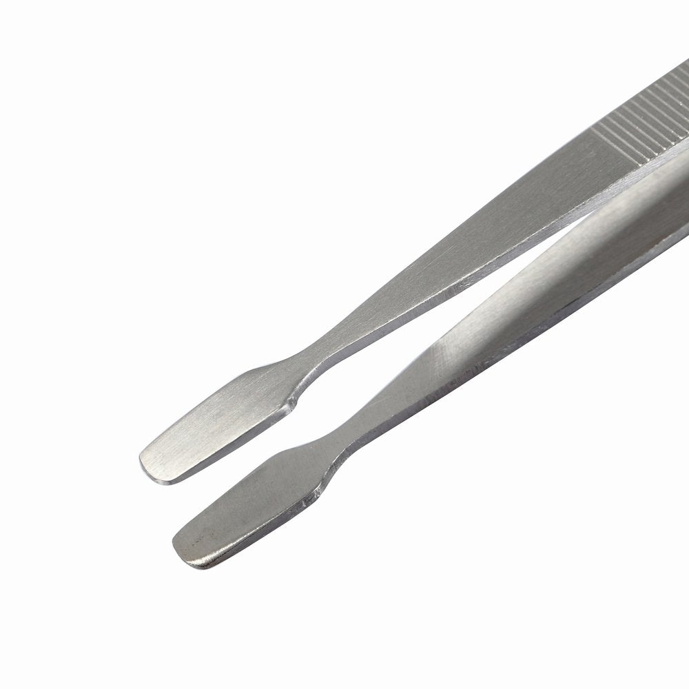 Stamp Tweezers Philately Collector Tools 2pcs (Silver)