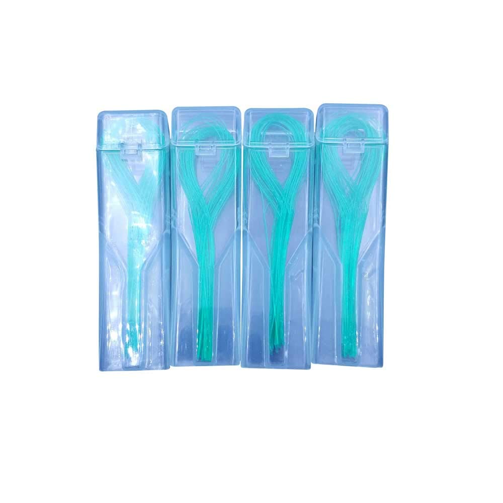 Oral Dental Floss Threader for Crown Brace Bridge Implant 140 pcs / 4 Packs