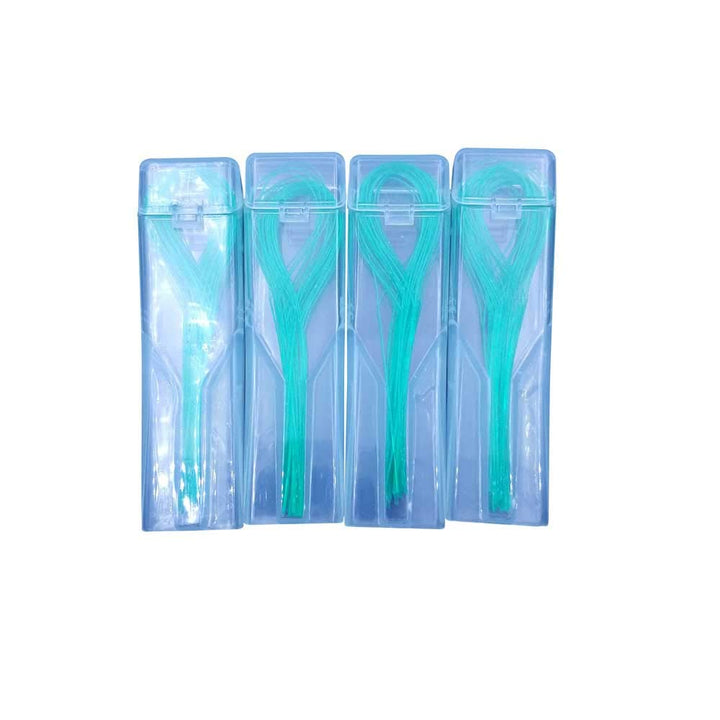 Oral Dental Floss Threader for Crown Brace Bridge Implant 140 pcs / 4 Packs