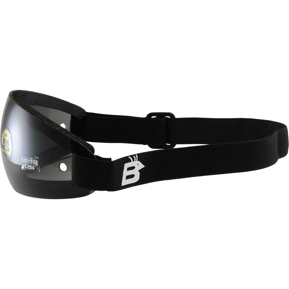 Wing Skydiving Goggles Paragliding Smoke Great Peripheral Vision Design. Comfortable Neoprene Foam Padding, Adjustable Headstrap.