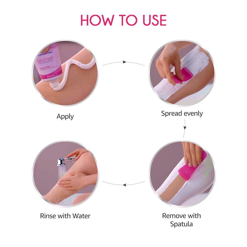 Silk & Fresh Hair Removal Cream for women, Normal Skin - 25 g