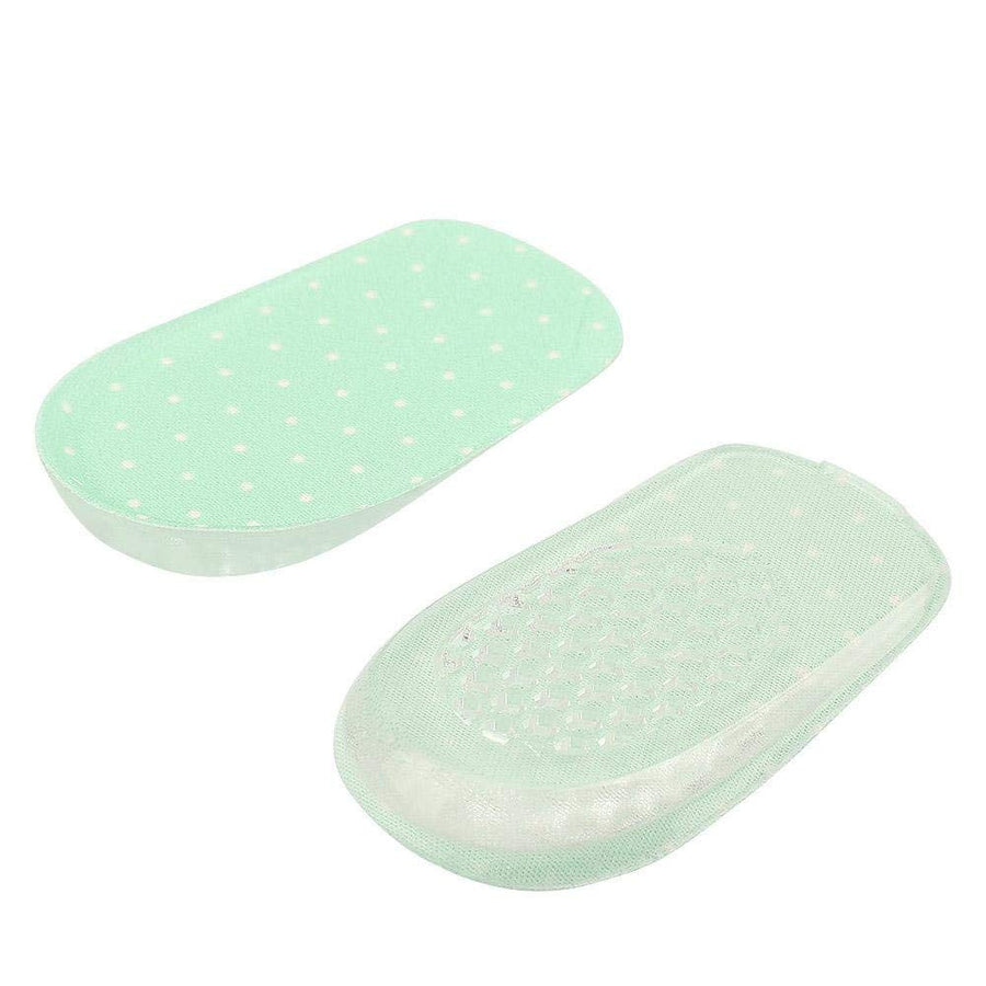 Height Increase Air Cushion Insoles, Silicone Gel Adhesive Insoles Height Increase Orthopedic Foot Arch Support Heel Shoes (1.5cm-Green)