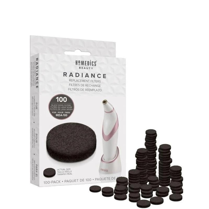 HoMedics Repl black wool filter 100/pk, unisex-adult, 0.034 pounds