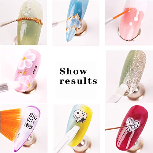 20PCS Nail Art Design Dotting Painting Drawing Polish Brush Pen Tools