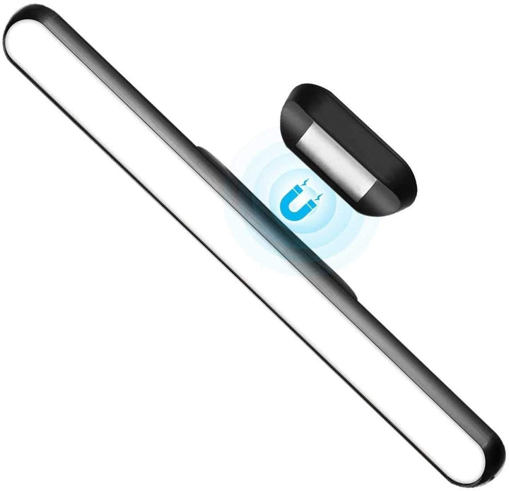 Rechargeable Light Bar, 3W Touch Light Built-in 2000mAh Battery and Stick Magnet Mount, for Reading, Closet, Cabinet, Makeup Mirror, Bedside, Study Light