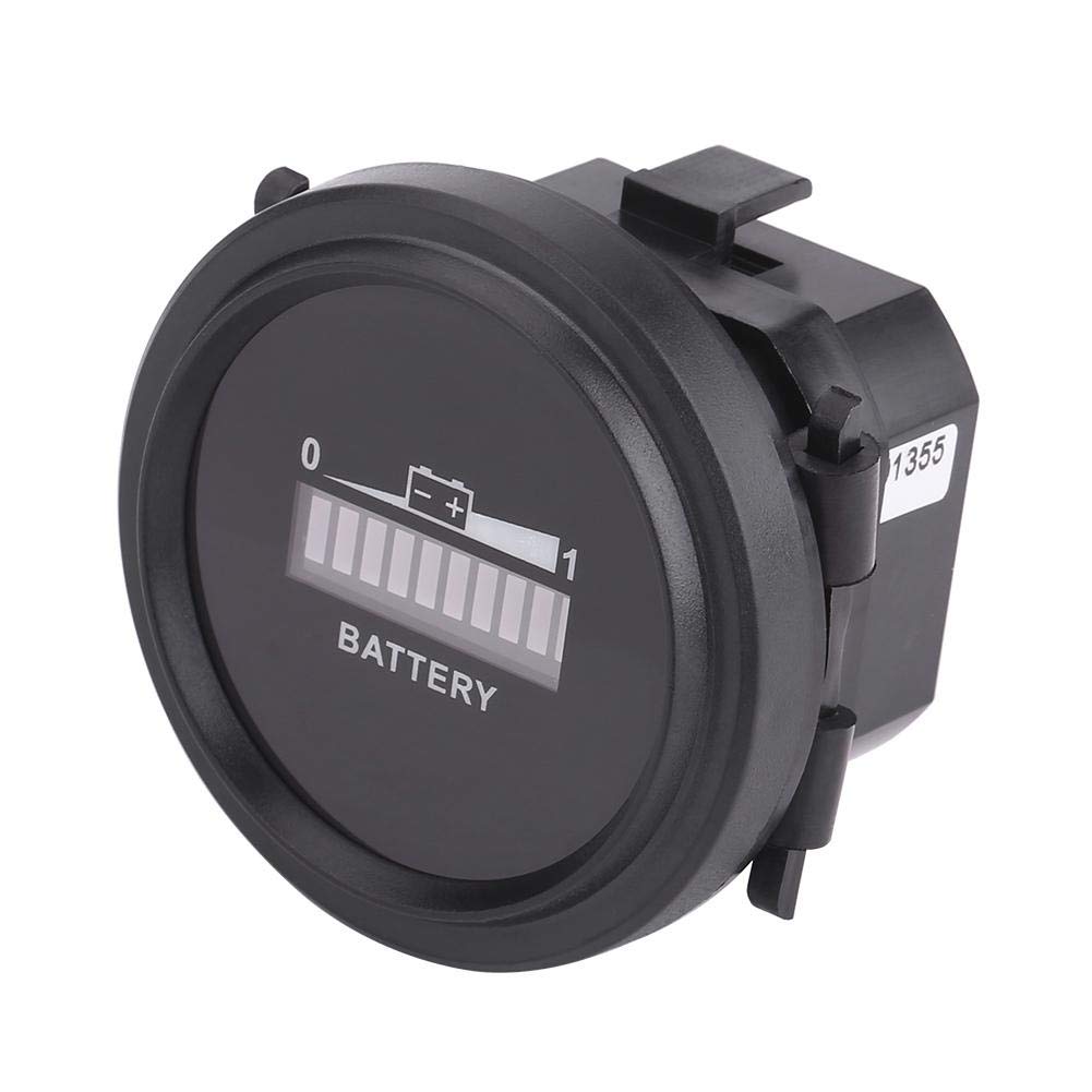 for Golf Cart Battery Meter- Battery Indicator, 12V/24V/36V/48V/72V LED Digital Battery Indicator Meter Gauge for Golf Cart