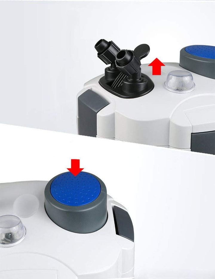 Hw303B 370GPH Pro Canister Filter Kit with 9-watt UV Sterilizer