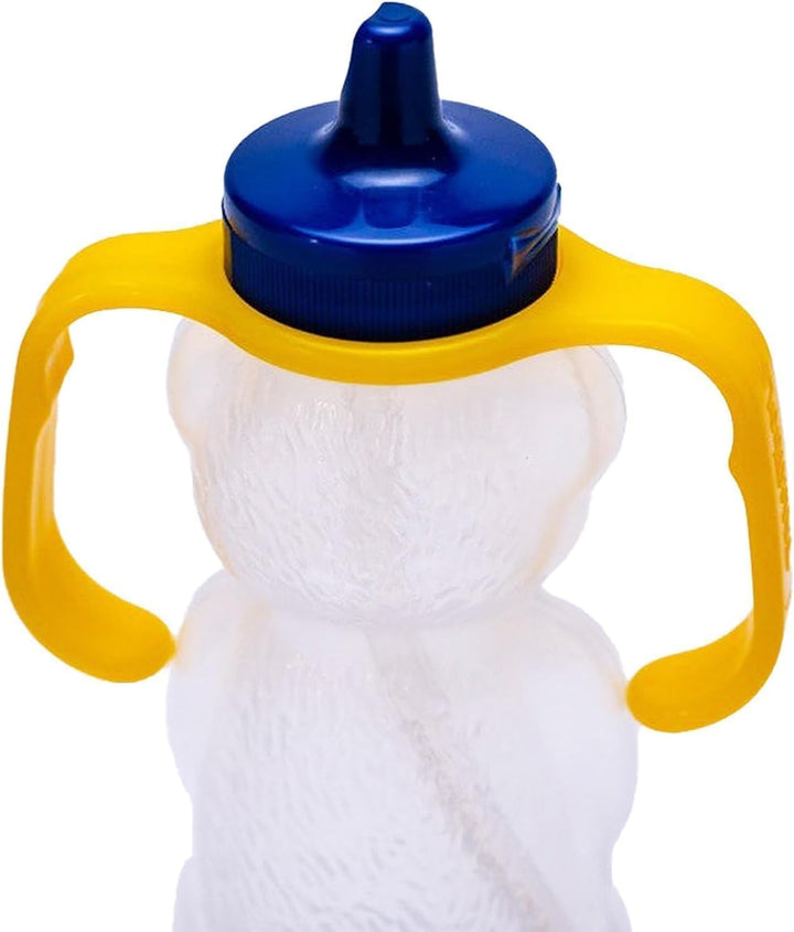 Honey Bear Straw Cup for Babies - BPA-Free, Food-Grade Therapy Sippy Bottles for Speech and Feeding Training - Leak-Proof, Licensed Speech Pathologist (Single, 7, Ounce)