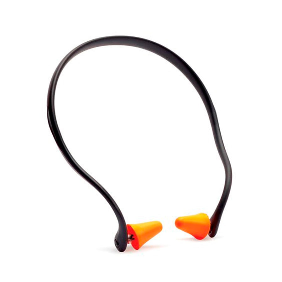 Pro-Tek Earplug Band 25dB NRR Passive Hearing Protection Shooting Hunting Soft Adaptable Foam Plugs w/Comfortable Neckband, Extra Pair of Ear Tips Included