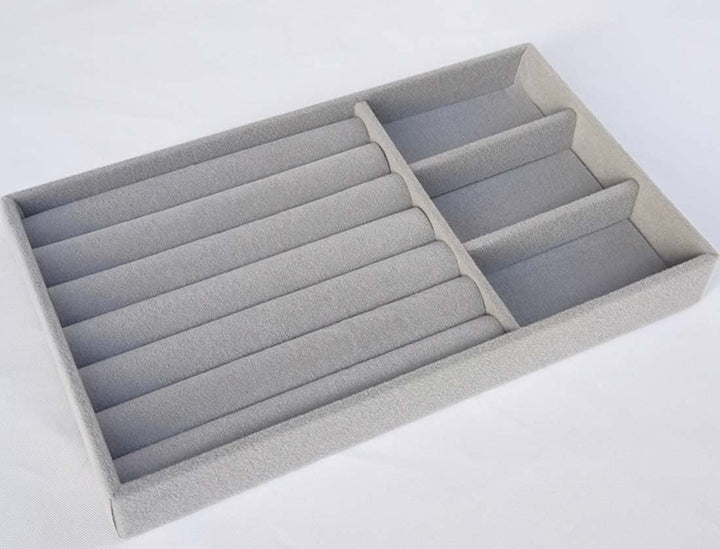 Self Adhesive Gray Velvet Flocking Liner for Jewelry Drawer Art Crafts DIY Project Velvet Fabric Peel and Stick Drawer Velvet Liner 17.7 x 78.7