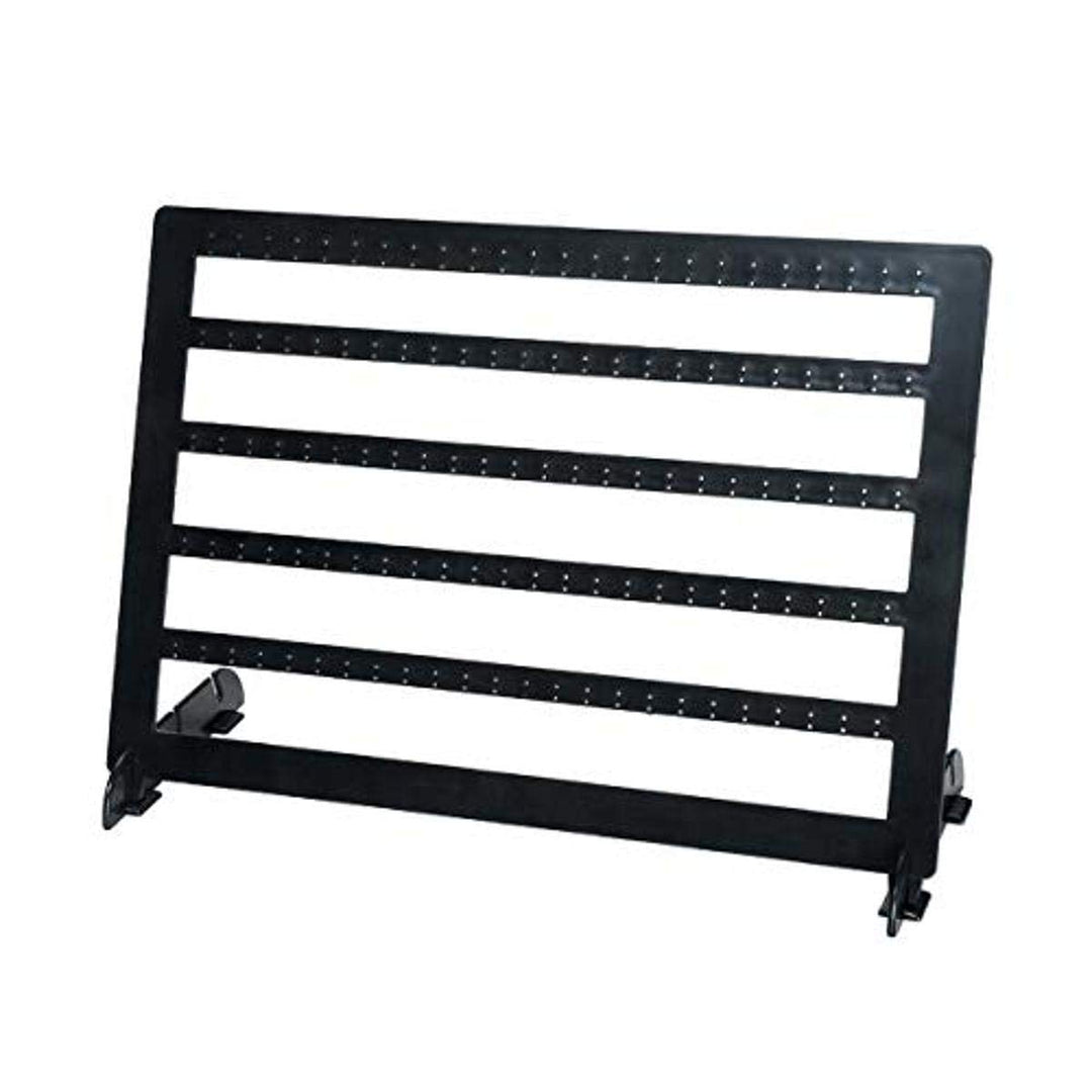 2025-444, Black, Earring Display: Plastic, 9.5 x 13.25 Inches