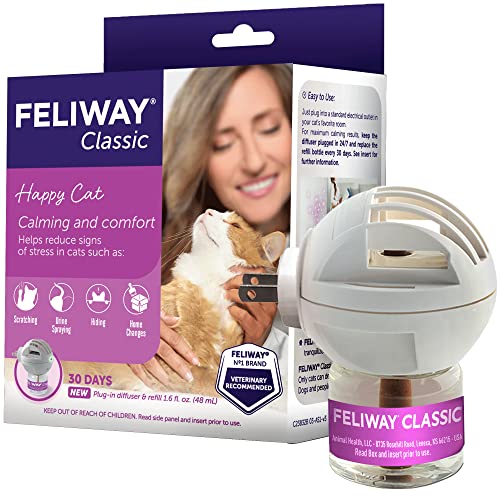 Classic Cat Calming Pheromone Diffuser, 30 Day Starter Kit (48 mL)