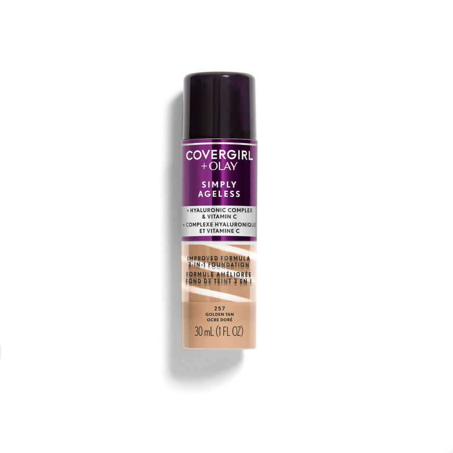 +Olay Simply Ageless 3-in-1 Foundation Golden Tan, 1 oz