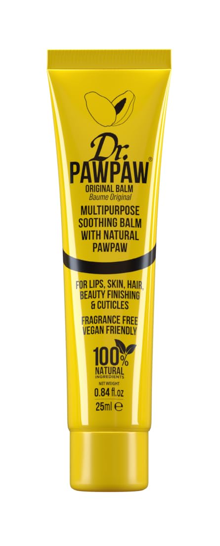 Original Balm, Multi-Purpose Natural No Fragrance Balm for Hydrating Lips, Skin, Hair, Cuticles, Nails & Beauty Finishing (25 ml)