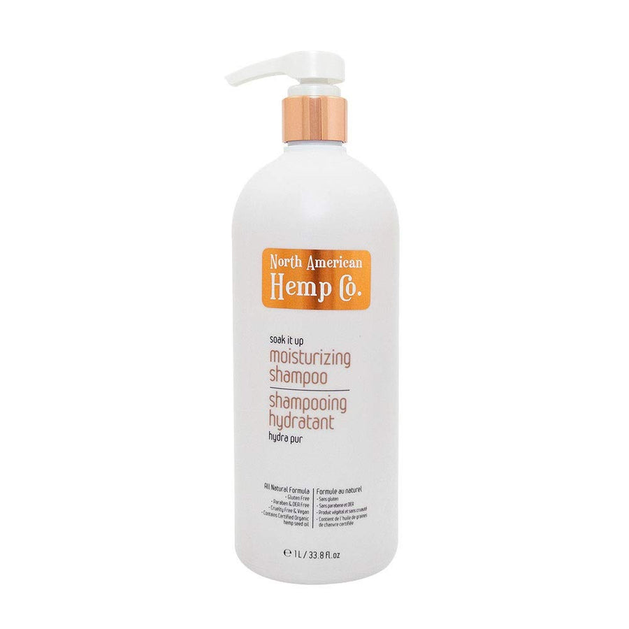 North American Hemp Co. Soak It Up Moisturizing Shampoo, 33.814 Fluid Ounce