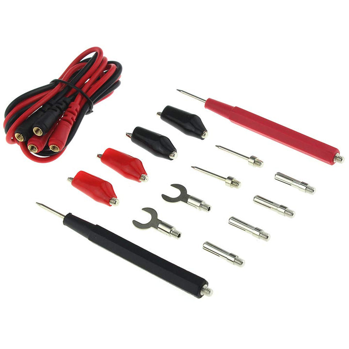 Digital Multimeter Autoranging, True-RMS Multimeter Leads Probes Clips for AC DC Voltage Ammeter Current Ohm Meter
