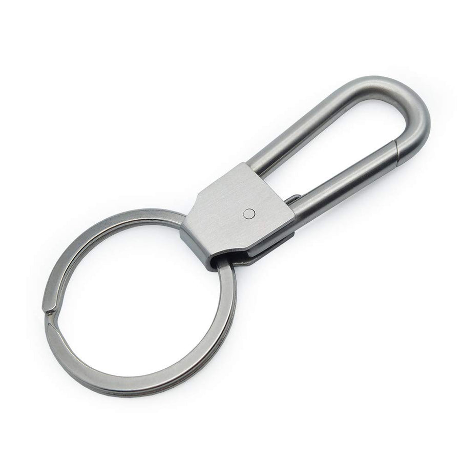 Stainless Steel Key Chain Heavy Duty Car Key Clip with Belt Hook