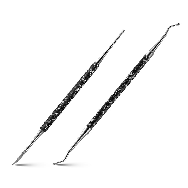 Ingrown Toenail Tools,Toenail Lifter and Toenail File Set for Ingrown Toenails Treatment - Surgical Grade Stainless Steel Under Nail Cleaner Pedicure Tools - W/Tin Storage Box