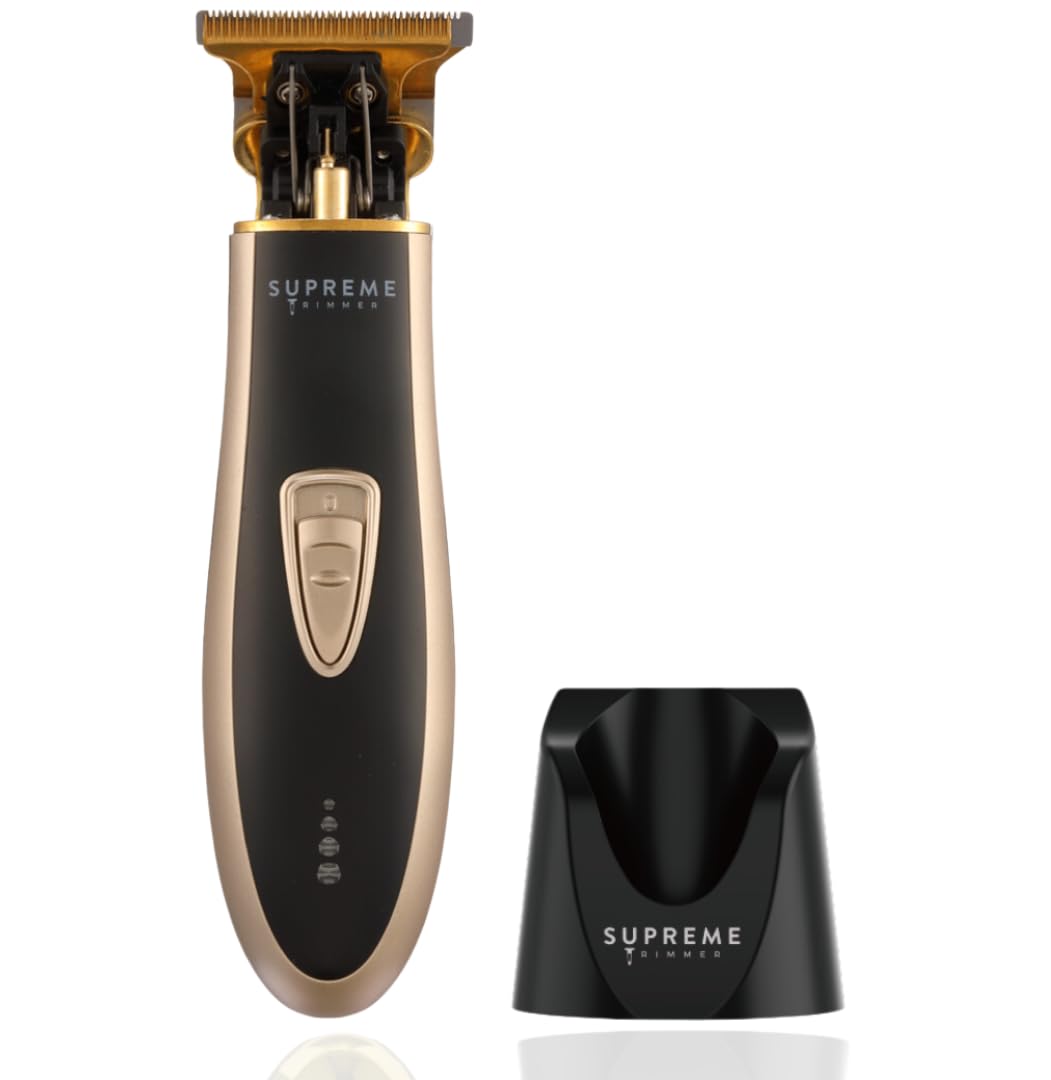 T Shaper | Professional Barber Trimmer Hair Clippers for Men (90 Min Run Time) Cordless Hair Trimmer Zero Gapped Liner Beard Trimmer | ST5210 Gold