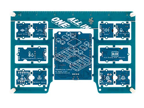Grove Beginner Kit for Arduino, Arduino Starter Kit All-in-one for STEAM Teaching, Arduino UNO Compatible Board with 10 Sensors and 12 Projects with Free Course.