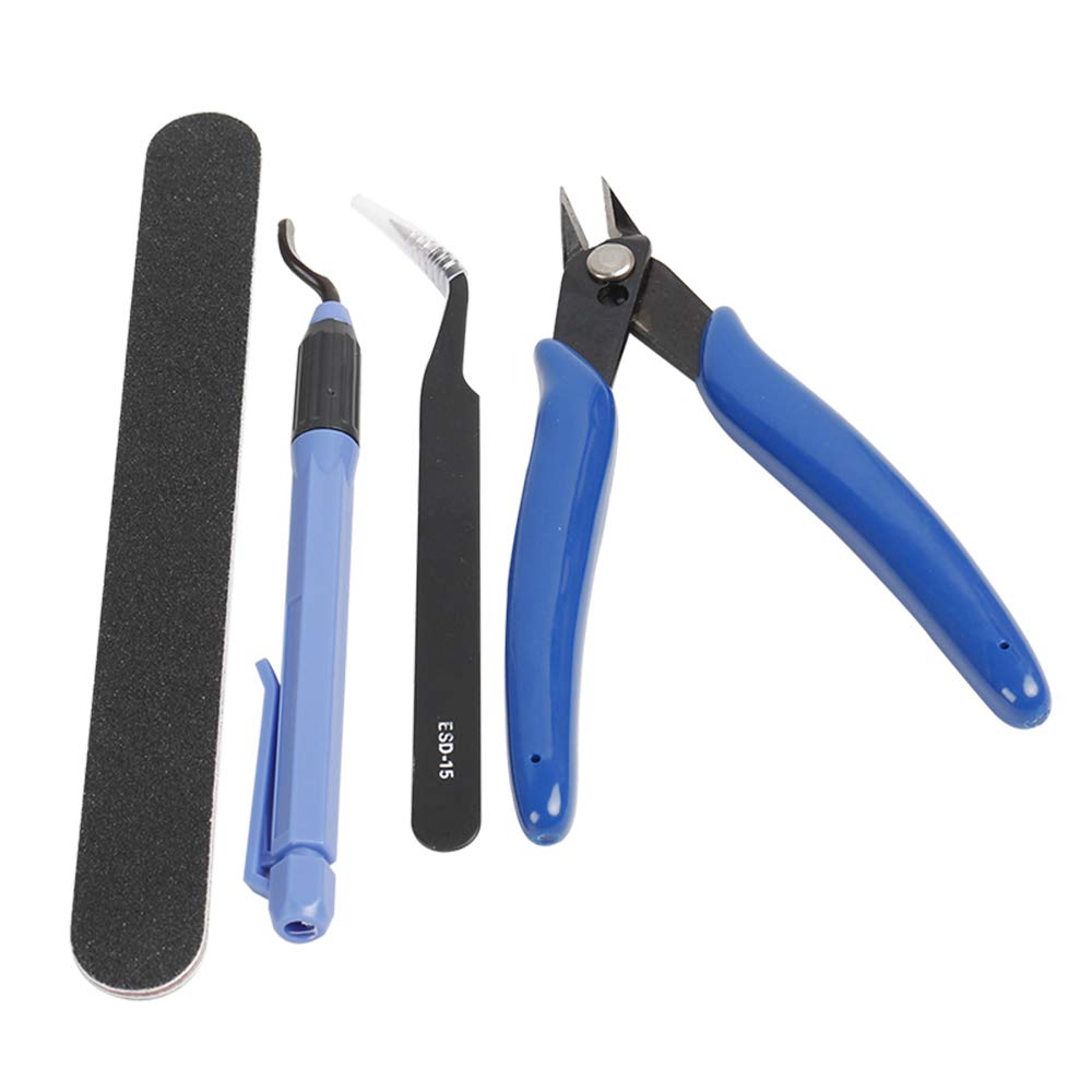 23 Piece 3D Print Tool Kit Includes Debur Tool, Art Knife Set, Tube Cutter, Cleaning, Finishing and Printing Tool, 3D Print Accessories for Cleaning, Finishing and Printing 3D Prints