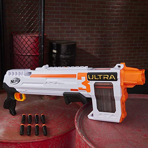 Ultra Three Blaster, Pump-Action, 8-Dart Internal Clip, 8 Ultra Darts, Compatible Only Ultra Darts