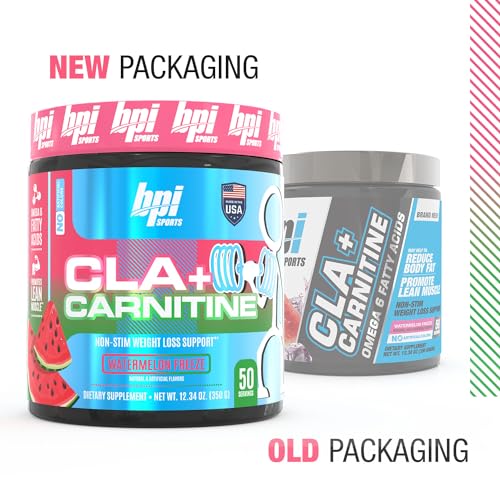 CLA+Carnitine–Conjugated Linoleic Acid–Weight Loss Formula –Metabolism, Performance, Lean Muscle–Caffeine Free–For Men & Women–Watermelon Freeze–50 servings – 12.34 oz.(Packaging May Vary)