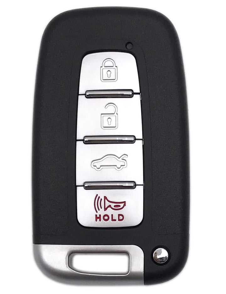 4 Buttons Smart Key Fob Case for Hyundai Sonata Elantra Genesis Veloster Key Fob Cover No Chip