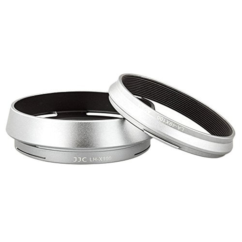 LH-JX100 Silver Metal Lens Hood Adapter Ring for Fujifilm X70 X100 X100S X100T Replaces FUJIFILM AR-X100 Adapter Ring