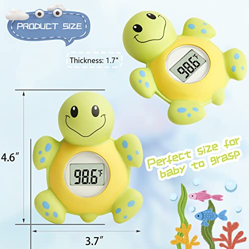 Baby Bath Thermometer (Upgraded Version) with Automatic Water Induction Switch, Baby Bath Float and Play Toy for Infant, Smart Accurate Bathroom Safety Temperature Thermometer /