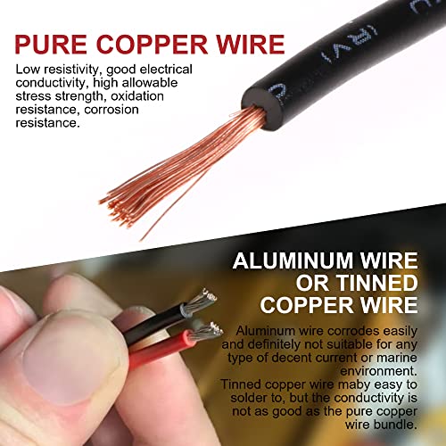 4 Pin Connector Waterproof Connector, Male and Female Way 16 AW Wire Suitable for car Truck, Boat and Other Wire Connection 5 kit