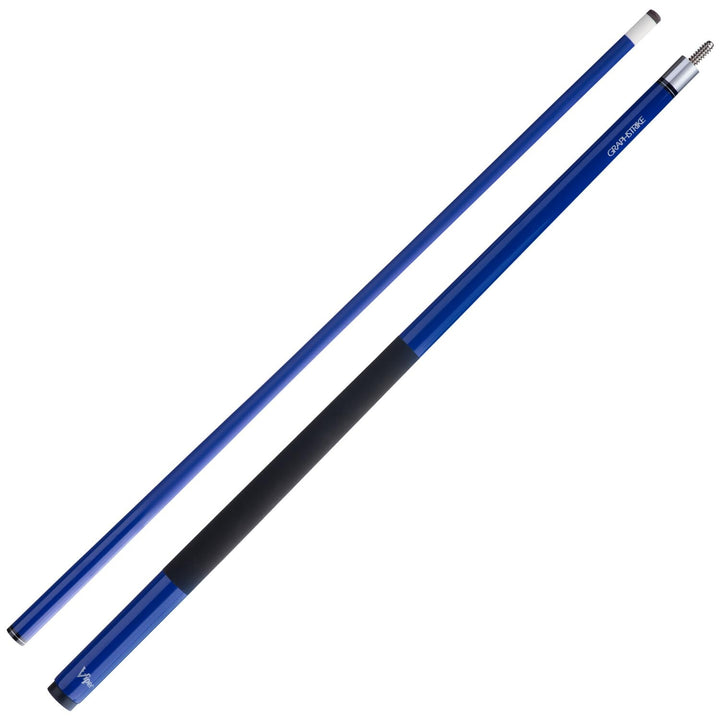 Graphstrike 58 2-Piece Fiberglass Graphite Composite Billiard/Pool Cue, Blue