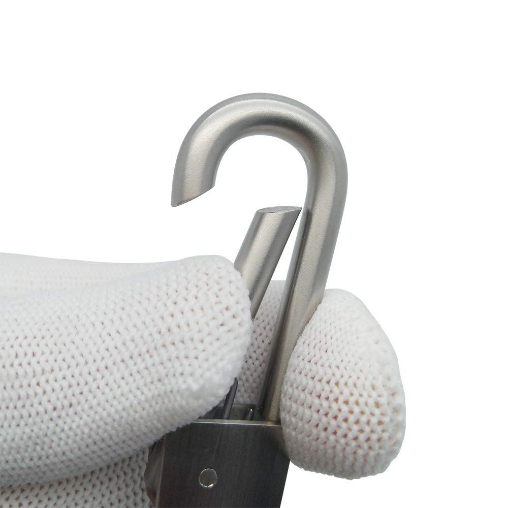 Stainless Steel Key Chain Heavy Duty Car Key Clip with Belt Hook