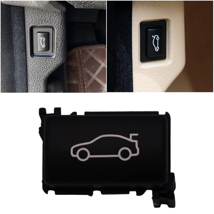 Trunk Release Button Cover for BMW 1 2 3 4 5 6 7 X1 X3 Z4 Series,Tailgate Rear Trunk Switch Cover for BMW E81/E82/E90/E60/E84/F01/F10/F11/F22/F23/F25/F30/F32