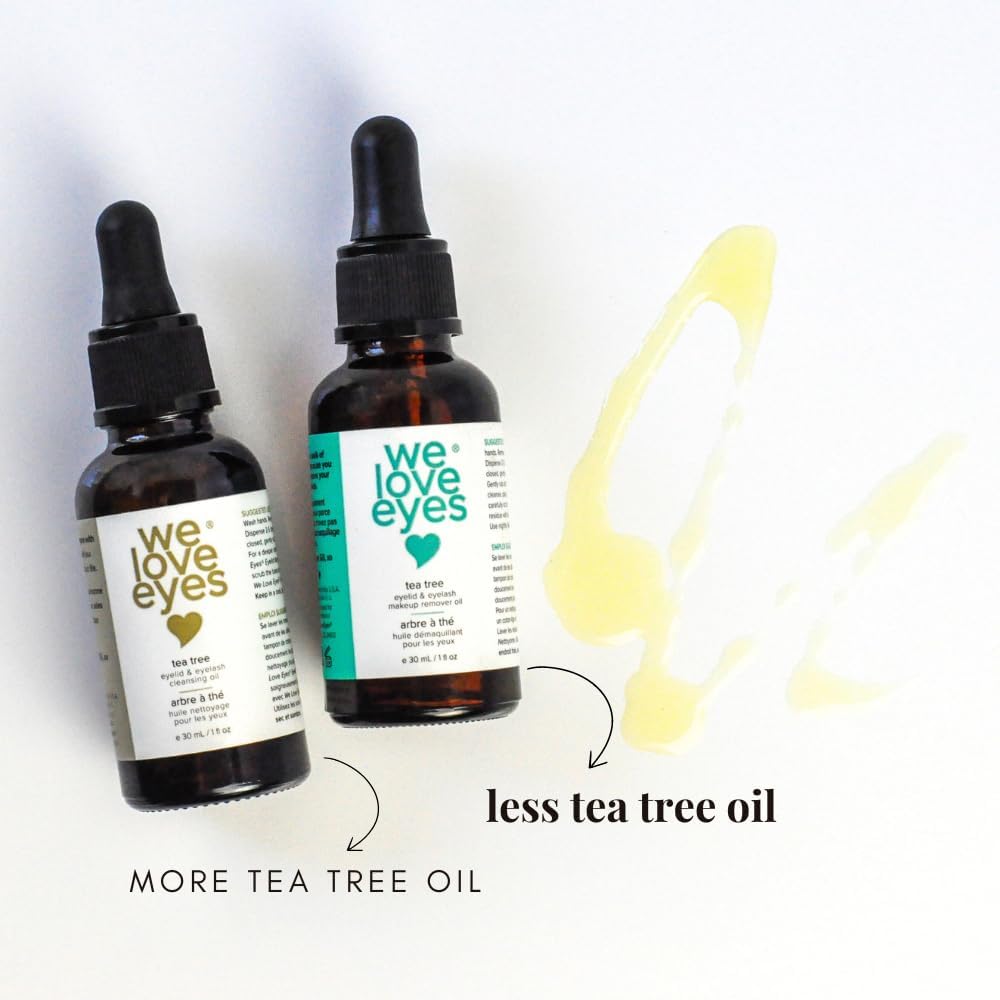 - Natural Eyelid Cleansing Oil with Tea Tree - Allergen Removal - Preservative-Free - Australian Tea Tree Oil - 30ml