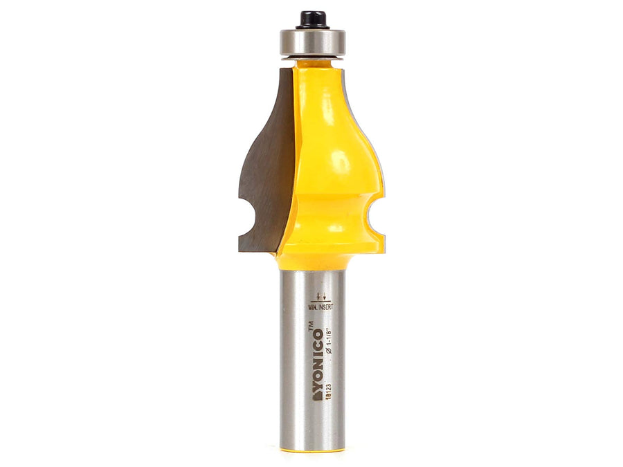 YONICO Handrail Molding Router Bits 1-5/16-Inch Beaded 1/2-Inch Shank 18123
