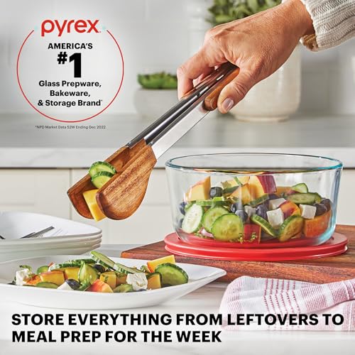 Simply Store 9-Pack Mixed Sized Glass Food Storage Set, Round & Rectangular Containers With Lids, BPA-Free, Dishwasher & Microwave Safe