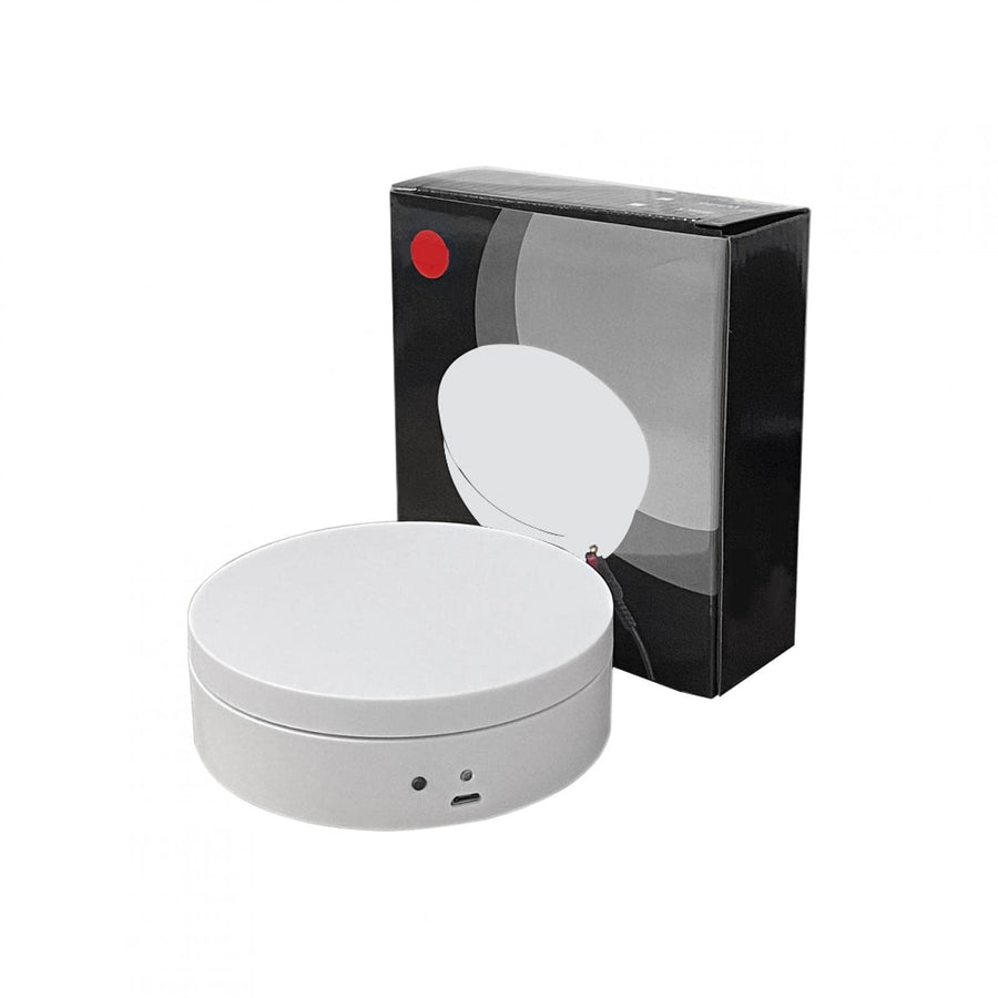 Electric Rotating Display Stand, 360 Degree Motorized Rotating Turntable Display Stand with USB Power Cable for Photography Products and Shows, Jewelry, Watch, 3D Models