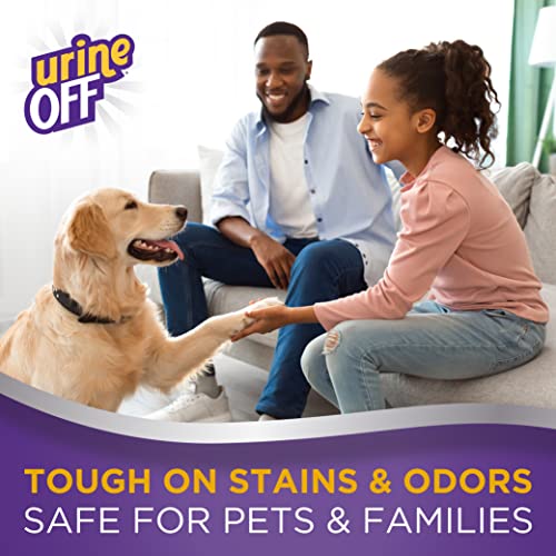 Urine OFF Puppy & Dog Odor & Stain Remover| Fresh Scent Carpet Cleaner Spray | Bio Enzymatic Stain & Urine Odor Eliminator | Pet Safe Cleaner | 1 gal.