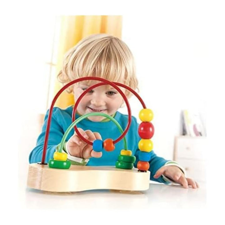 Double Bubble Wooden Bead Maze
