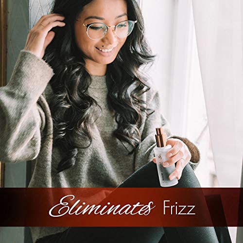 Serum, 4 Pack - Hair Styling Agent with Argan Oil for Dry, Damaged Hair - Frizz Control Serum for Straightening, Shine, Trendy Tresses