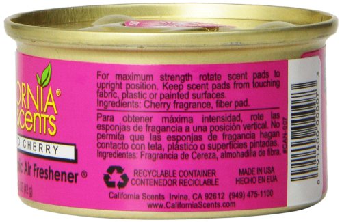 Spillproof Organic Air Freshener, Coronado Cherry, 1.5 Ounce Canister (Pack of 4)