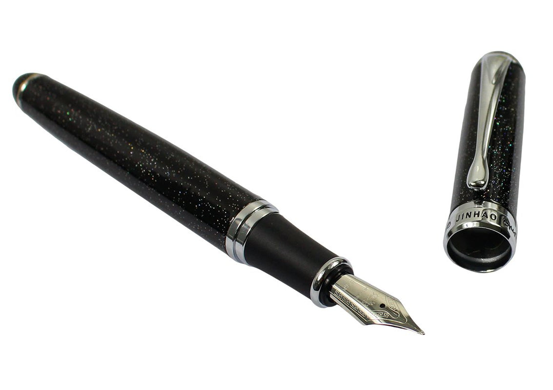 Advanced Jinhao Medium Fountain Pen X750 Black Night Sky Pattern