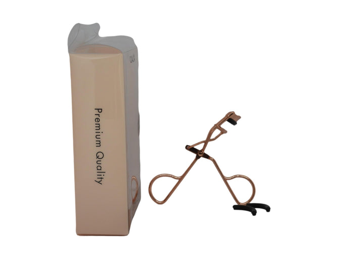 Rose gold eyelash curler
