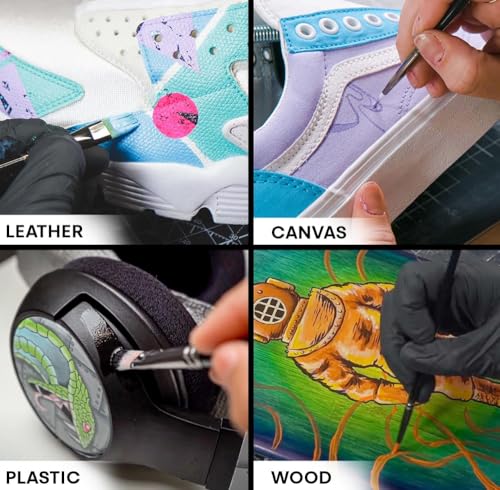 Acrylic Leather Paint, Flat White