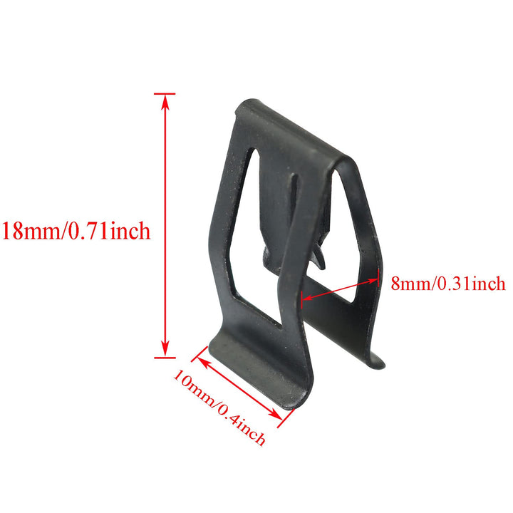 Metal Retainer Clip DZS ELEC 20PCS Black Universal Automotive Car Front Console Dash Dashboard Trim Clamps for Ford Mazda Audi Toyota Interior Trim Panel Clips