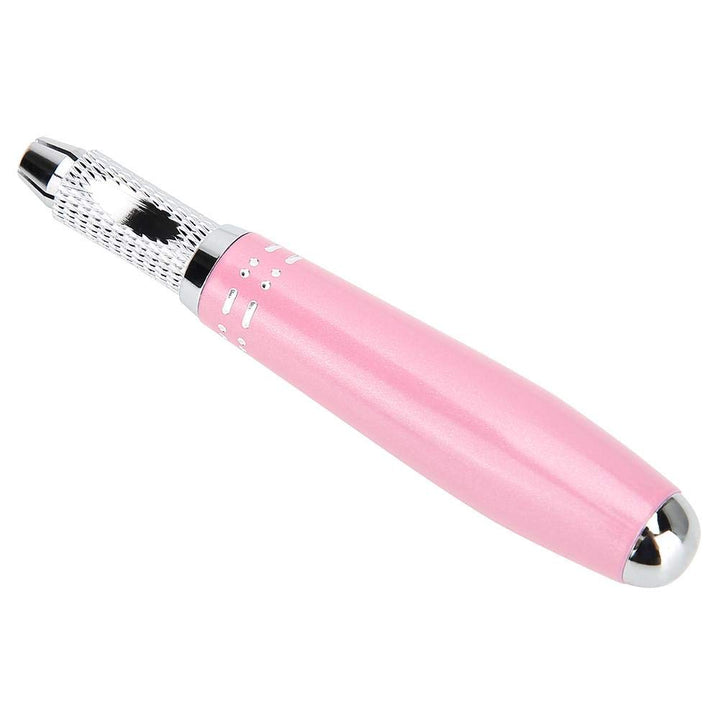Semi-Permanent Eyebrow Pen, Multifunction Manual Eyebrow Tattooing And Fogging Pen, Retractable Manual Eyebrow Tattoo Cosmetic Pencil(Pink)